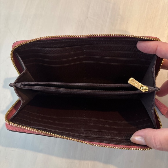 Coach Pink Leather Tote with Gold Hardware - Picture 14 of 15